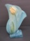 Roseville Wincraft Tulip Vase, high gloss, 273-8, blue, 8