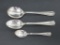 Three spoons from Rock Island Railroad, Railroad flatware