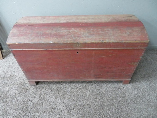 Primitive Trunk, red paint finish