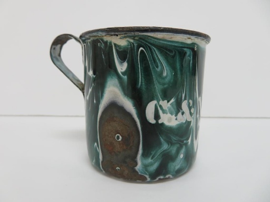 Chicago & Northwest Railroad, emerald graniteware