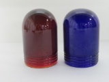 Two Nautical shades, red and blue, 5