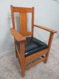 Very Nice Limbert Mission Oak Side Chair