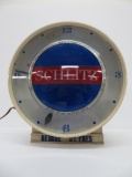 Schlitz Light up Beer Clock, working, Form 31 c 1961