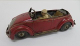 CKO tin wind up Volkswagon Cabriolet made in US zone Germany, 6
