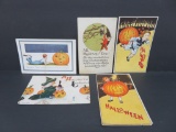 Five Halloween Post Cards