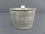 Southern Pacific Transportation Co metal cup, 2 1/2