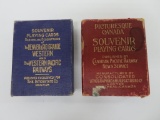 Two sets of Souvenir Playing Cards, Railroad