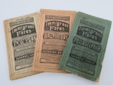 Three Tariff immigrant Fare books, 1887