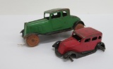 Two Vintage metal toy cars