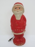 Vintage Paper Mache Santa Lamp, 14