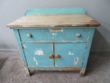 Cute green distressed painted dresser