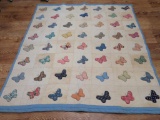 1940's Butterfly Applique Quilt