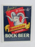 Large Braumeiester Bock Beer The Seasons Hit lithograph advertising
