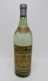 Large Noilly Prat Vermouth Bottle with paper lable, 19 1/2