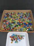 Over 275 machine made marbles
