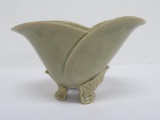 Mid Century Modern Roseville pattern Mayfair bowl, 1009-8, green