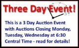 REMEMBER - THIS IS ONLY DAY TWO OF A THREE DAY AUCTION EVENT