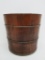 Wooden stave barrel, 14 3/4