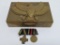 Double Eagle metal box and German medal, 1866/ 1870