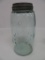 Mason 28 Canning Jar, Patent Nov 30 1858, quart