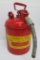 5 gallon Eagle Safety gasoline can, nice color U@-51-S Type II