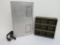 Steel compartment box and metal two part box, industrial storage containers