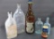 Lake City Madison Beer Bottle, Ammonia, Poison and Bluing bottles