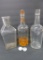 Wrights Family Druggist and Family Liquor bottles and large Roth bottle
