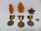 Boy Scout lot with interesting kerchief slides and medals