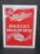Miller lithograph, High Life Draught Beer, Picnic Bottle sign, 13 1/4
