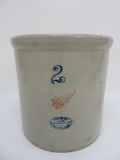 2 gallon Red Wing Stoneware Crock, small wing