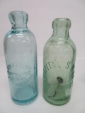 Two Hutchinsen Bottles, Ohio and Michigan