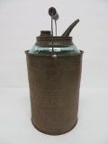 Dandy Kerosene can, glass and tin, 12