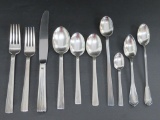 10 Pieces of Railroad flatware, New York Central