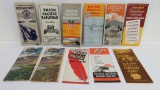 1940-1960's Railroad Timetables and brochures, 11 pieces
