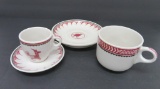 Sante Fe Railroad Dining Car China, Mimbreno pattern