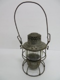 Alton Railroad lantern, Adams Westlake, Adlake Kero globe, 9 1/2