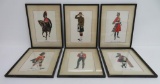 Six Framed Scottish Military Prints, 10