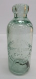 The Standard Bottling co, Cripple Creek Colo, hutchinsen bottle, green, 6 1/2