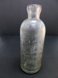 Wm Friedman Champion Soda Factory Key West Florida, Hutchinsen Bottle, clear