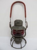 1926 Armspear Railroad Lantern, SIRI, shade marked B & O ruby