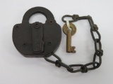 Adlake Railroad lock and key