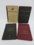 Four Railroad Rules and Regulation books