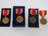 3 Good Conduct Medals, one National Defense