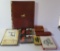 Horse lot, stationary, playing cards, pen and binder