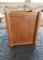 Oak waste basket, Sonoma Woodworks Inc, 12