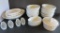 Twenty pieces of white ironstone - williams sonoma and others
