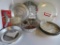 Assorted baking pans and pie saver