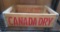 Wooden Canada Dry soda box