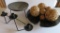 Decorative ironware and wicker balls